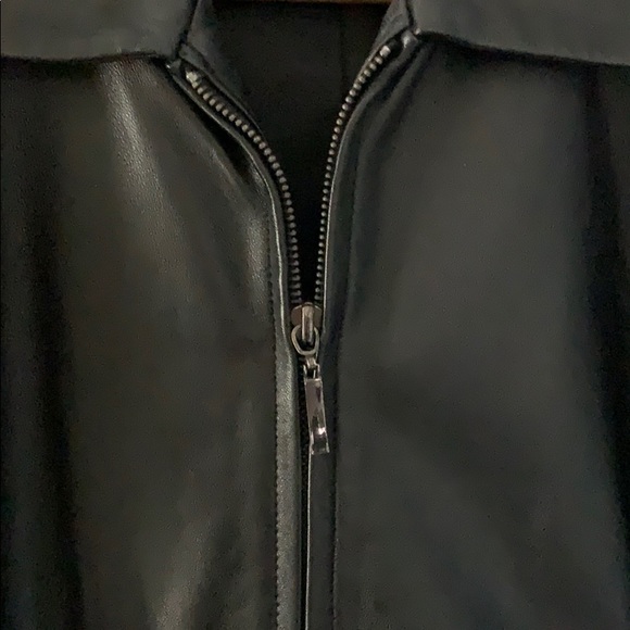 Ann Taylor Black Leather Jacket - Picture 4 of 7